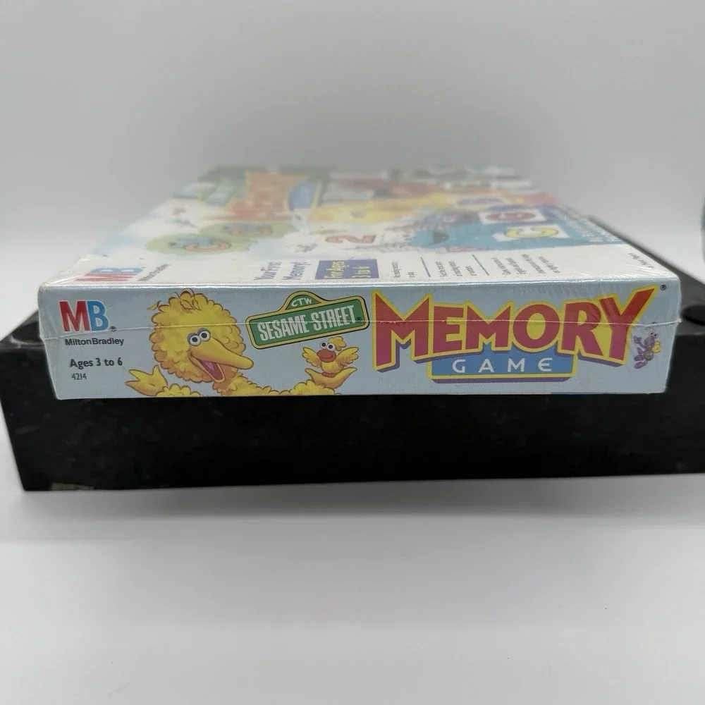 Vintage Sesame Street Memory Game 1991 Milton Bradley NEW SEALED‎